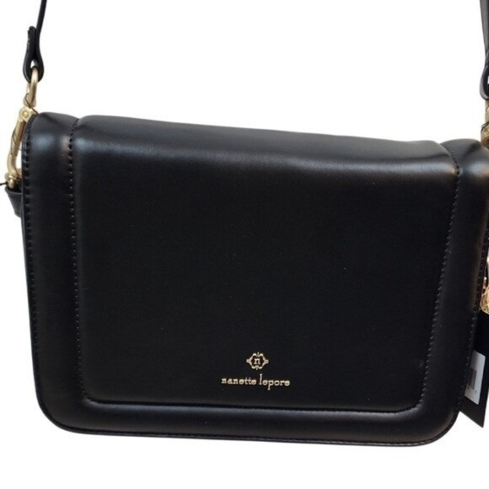 Nanette Lepore Jada Crossbody Black‎ Bag Designer Purse Evening Party NWT
